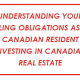 CANADIAN RESIDENT INVESTING IN CANADIAN REAL ESTATE